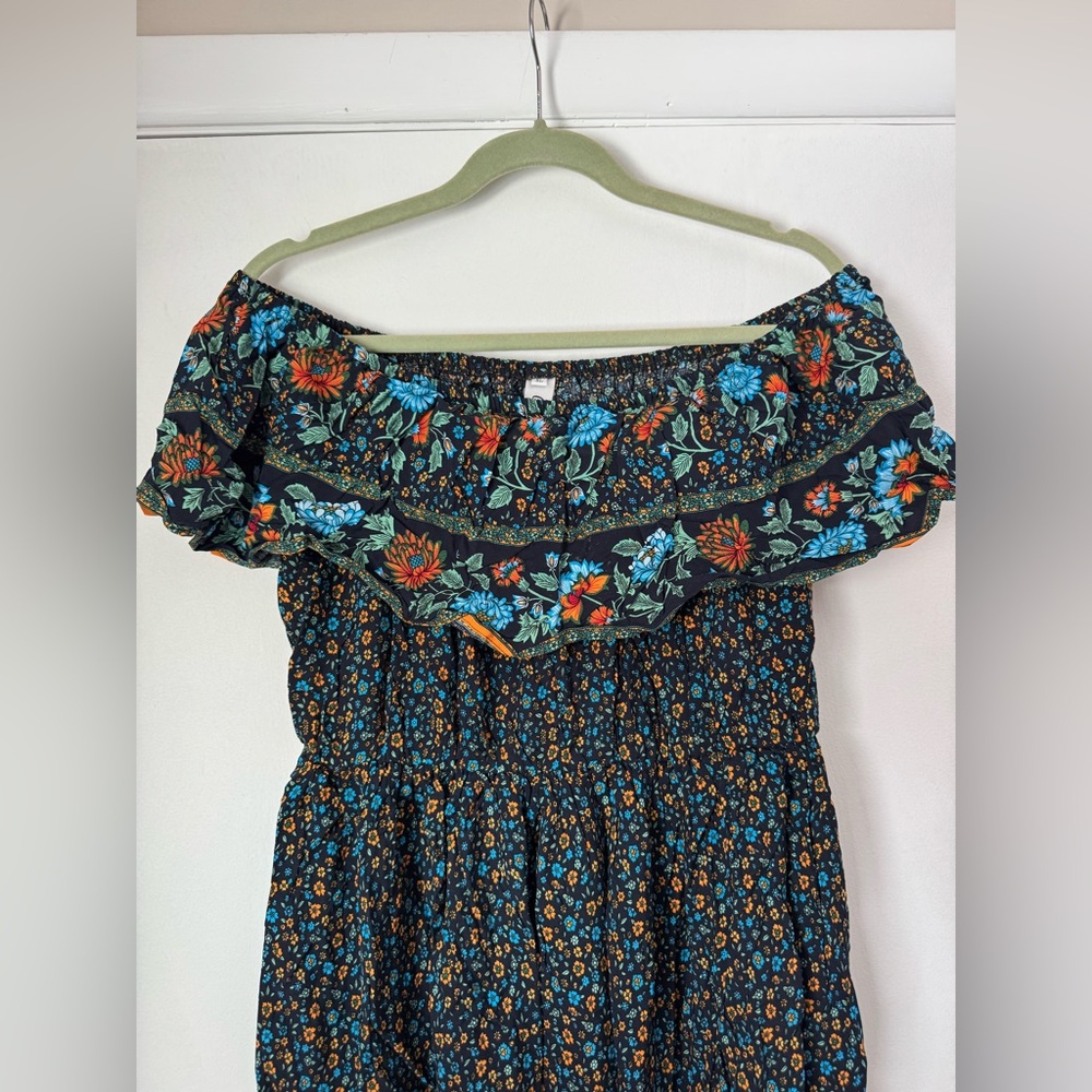 Choles Floral Off The Shoulder Dress